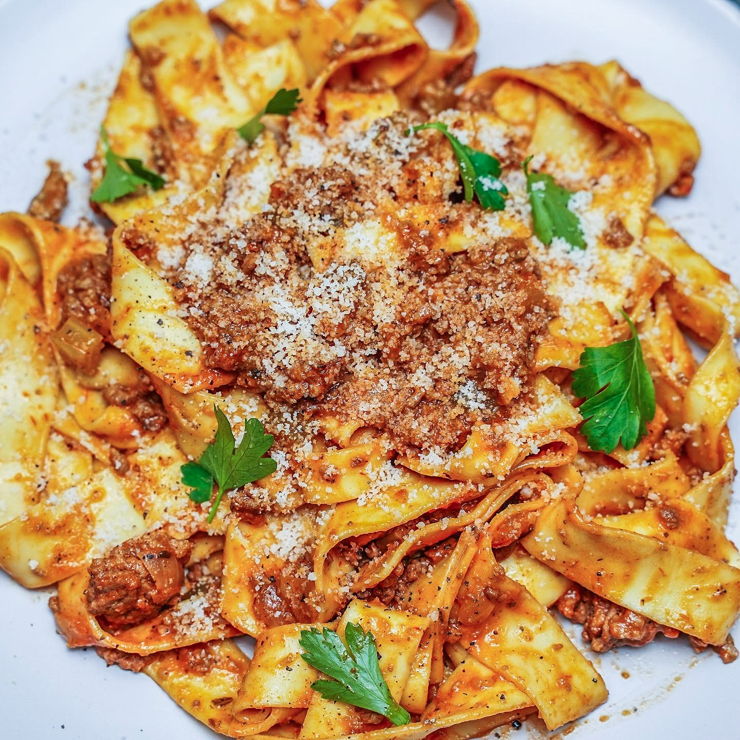 Ragu with Pappardelle