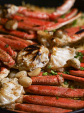 Snow Crab with Garlic Noodles